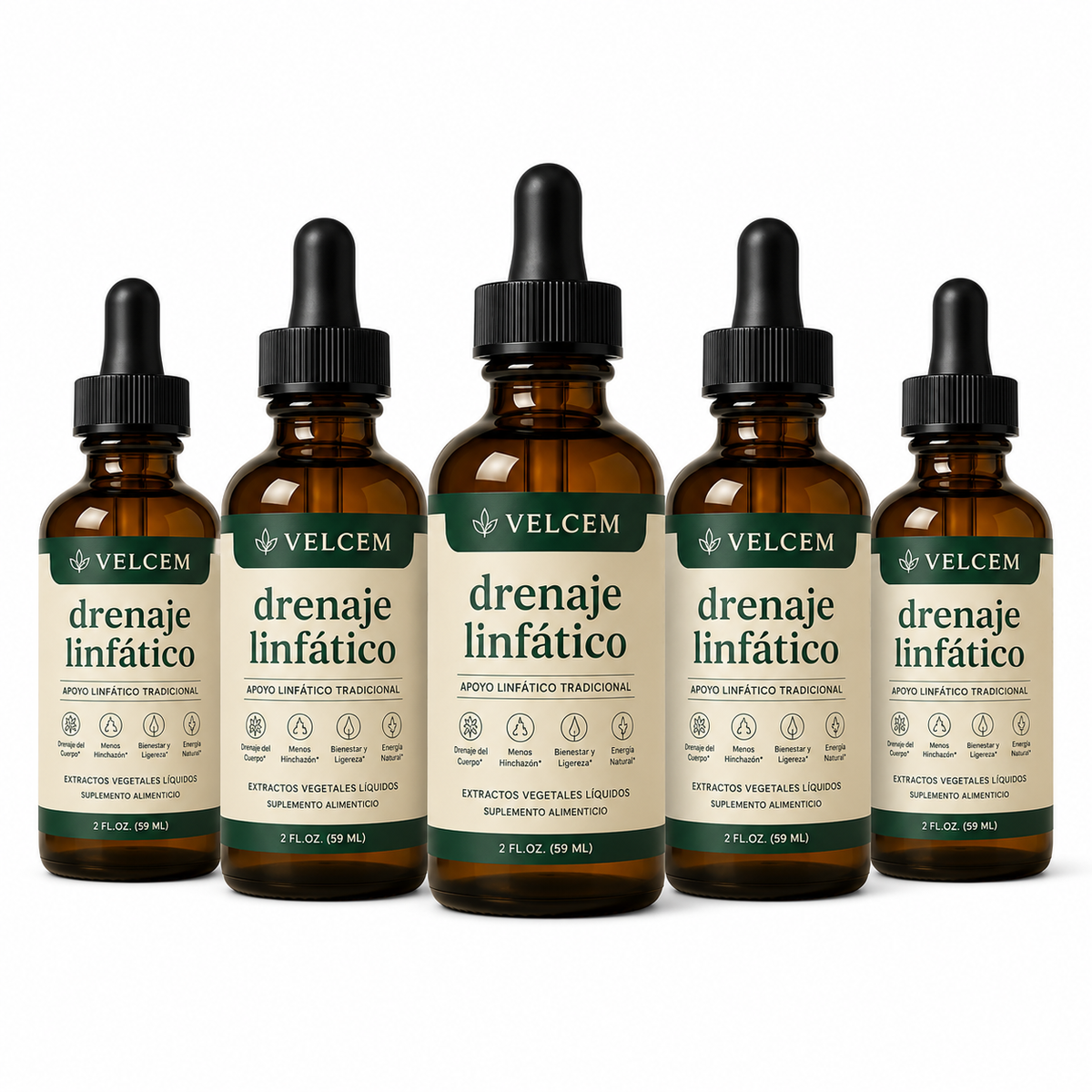 Drenaje Linfático Natural en Gotas | Menos Hinchazón | Velcem..